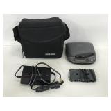 Case logic case with aiwa compact disc player