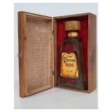 Tequila Cuetvo 1800 bottle in wood box