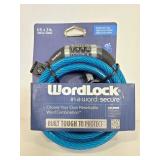 New Word Lock flexible steel cable bicycle lock