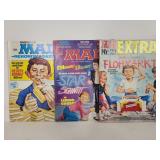 Three vintage MAD magazines German edition