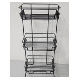 Vinyl coated metal rack