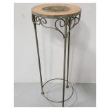 Vintage Terracotta & metal plant stand