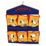 Vintage Snoopy hanging shoe bag