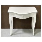 Small painted wood vanity w/ drawer