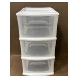 Hömz plastic 3-drawer storage tower