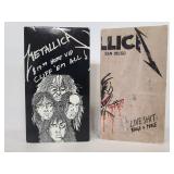 Two Metallica VHS tapes