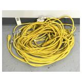 Two industrial style extension cords