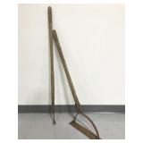 Pair of vintage garden tools