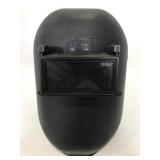 Black plastic welding mask