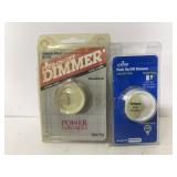 Pair of light dimmer power control packs