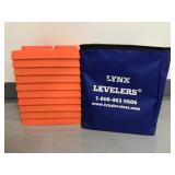 10 pack of lynx levelers RV leveling blocks w/ bag