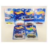 Six sealed HotWheels cars