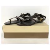 Franco Sarto snake skin brown women