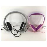 My Little Pony kids headphones with adult ones