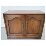 French Accent by Drexel small cabinet on casters