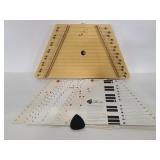 Vintage First Act lap harp w/ pick & cards