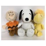 Trio of Peanuts children