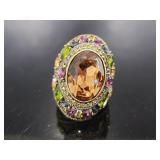 Heidi Daus colorful crystal stone ring