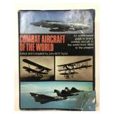 Combat aircraft of the world hardcover novel