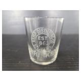 Kamp Distilling Co whiskey shot glass