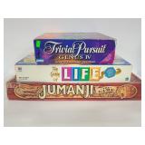 Jumanji, Life, and Trivial Pursuit games