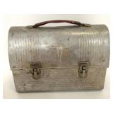 Vintage thermos metal lunch box