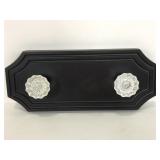 HomeGoods decorative black 2 wall hook