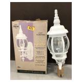 Prime white cast aluminum outdoor lantern