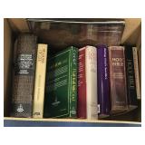 Box of assorted, mostly biblical, novels