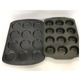 NorPro and Wilton muffin baking sheets
