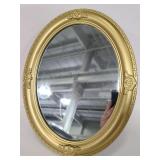 Small oval mirror