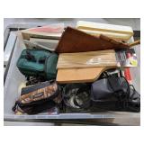 Bin of assorted items