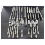 Steak knives and cutlery