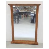 Large wood dresser mirror