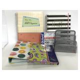 Notebooks, planners and index cards