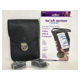 New in open box black touch screen purse