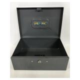 Steelmaster Office Equipment gray metal Cash Box