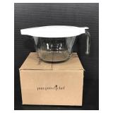 Pampered Chef small batter bowl with lid and box