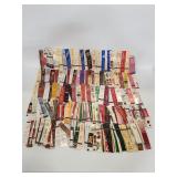 Hundreds of vintage mini matchbook covers