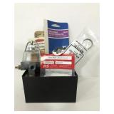 Assorted home and garage work supplies