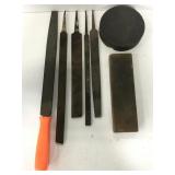 5 file and 2 knife sharpers combo lot