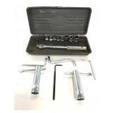 Craftsman metal case w/ ratchet & Alan wrenches