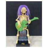Rock-N-Roll animated musical skeleton