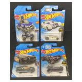 Lot of 4 new Hot Wheels cars