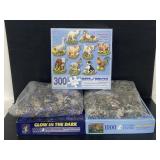 Lot of 3 new & complete puzzles