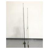 Two poles and one reel fishing combo