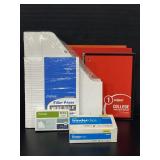 Lot of new IKEA folders, paper & office supplies