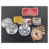 Lot of vintage GM, Mustang, & auto patches
