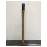 28.5in vintage wooden handle sledgehammer