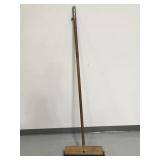 Vintage wooden handle straw brush